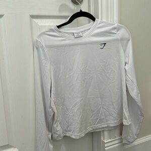 White Gymshark long sleeve